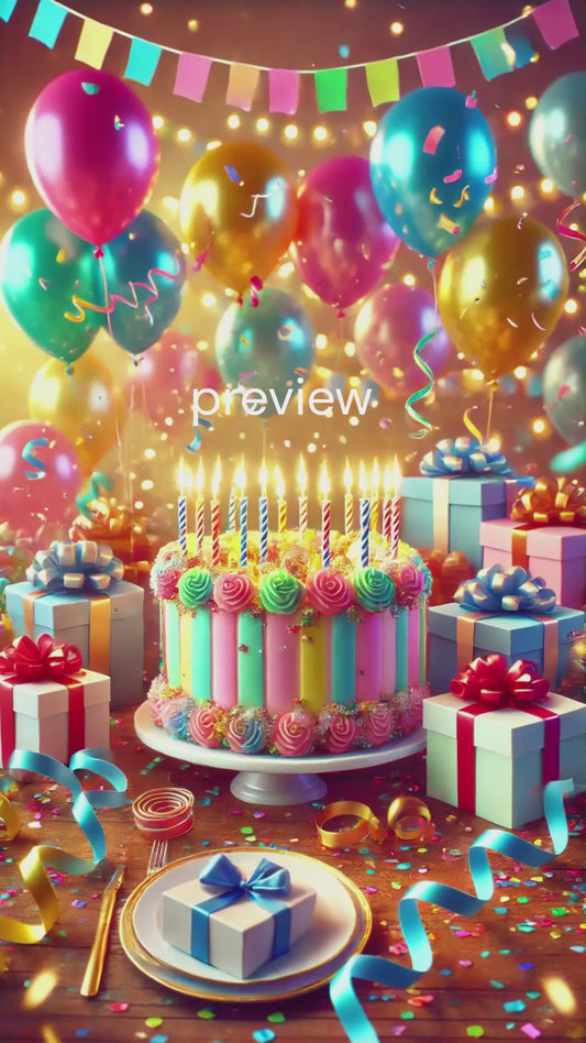 Birthday Basic 2 (Original) Greeting E-Card